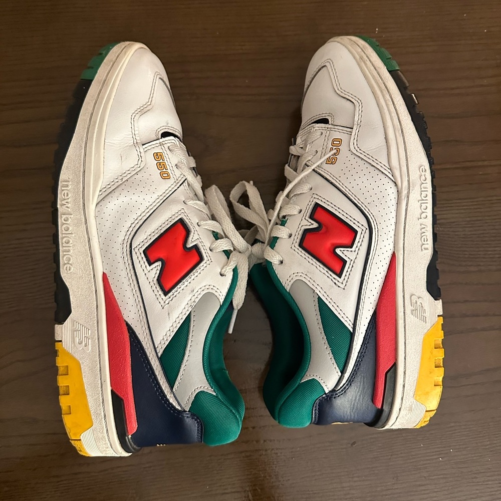 New Balance 550 Oakleaf Green Red